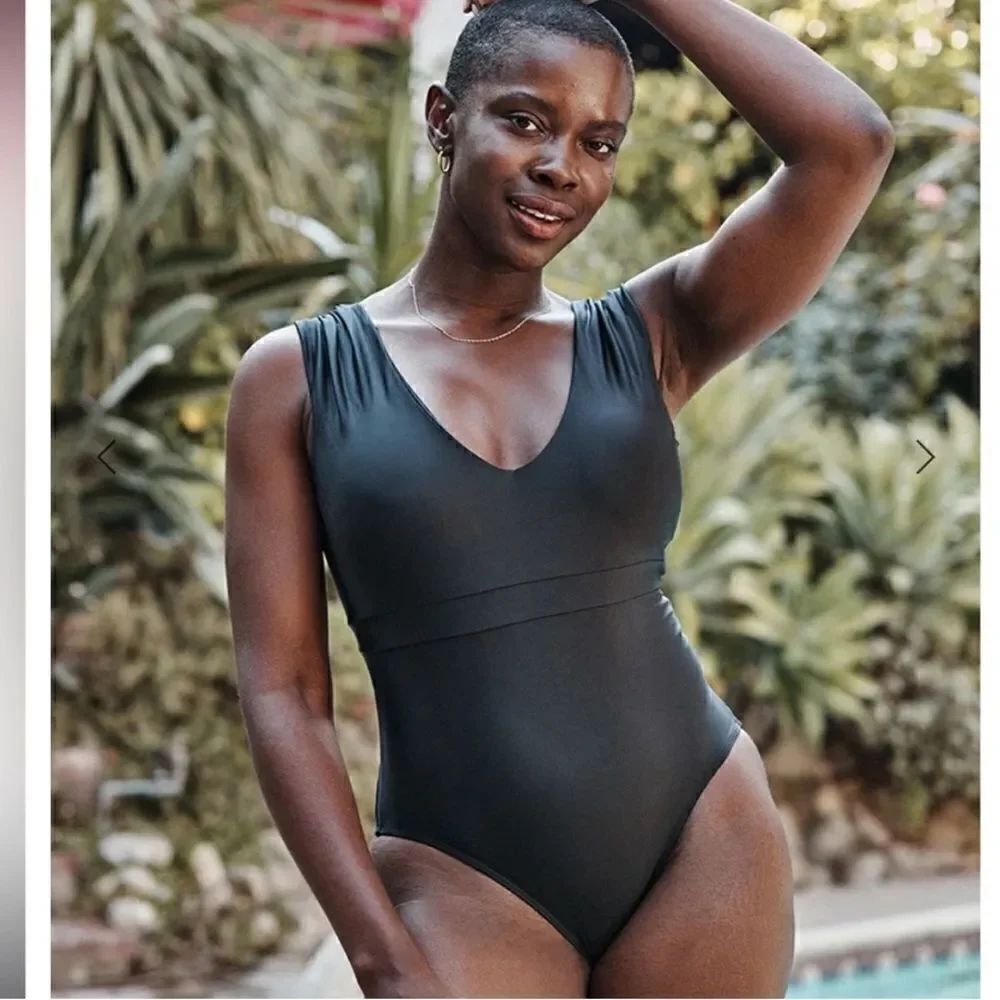 Summersalt The Ruched Backflip Swimsuit Black